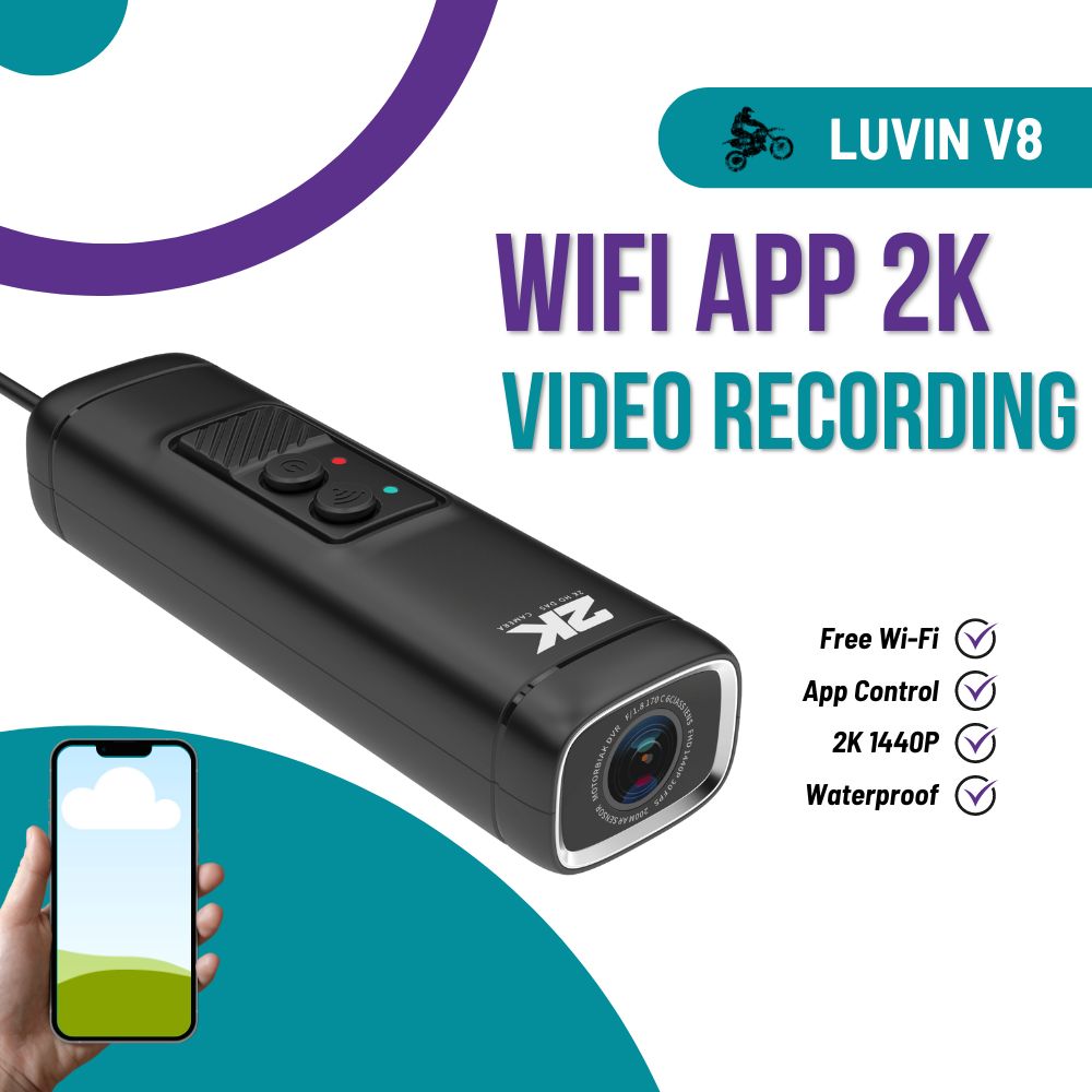 Photographic Memory - Freedconn kamera sepeda motor Dvr 1440P