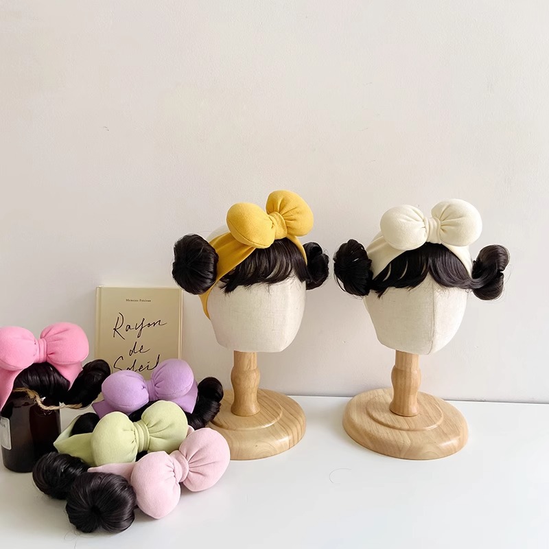 Wig Bayi Ikat Kepala Poni Pita - Photography Cheat Sheet ulasan dan harga