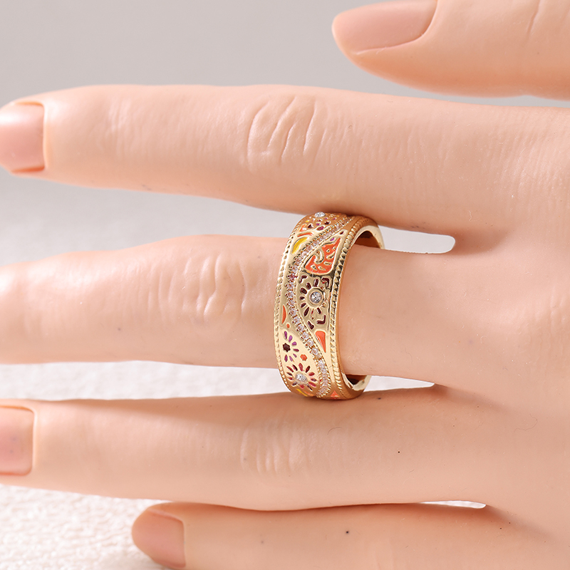 1 buah Cincin Wanita dengan Uk - Photography Geometry ulasan dan harga