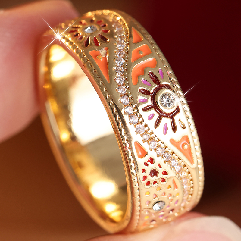 1 buah Cincin Wanita dengan Uk - Photography Geometry ulasan dan harga