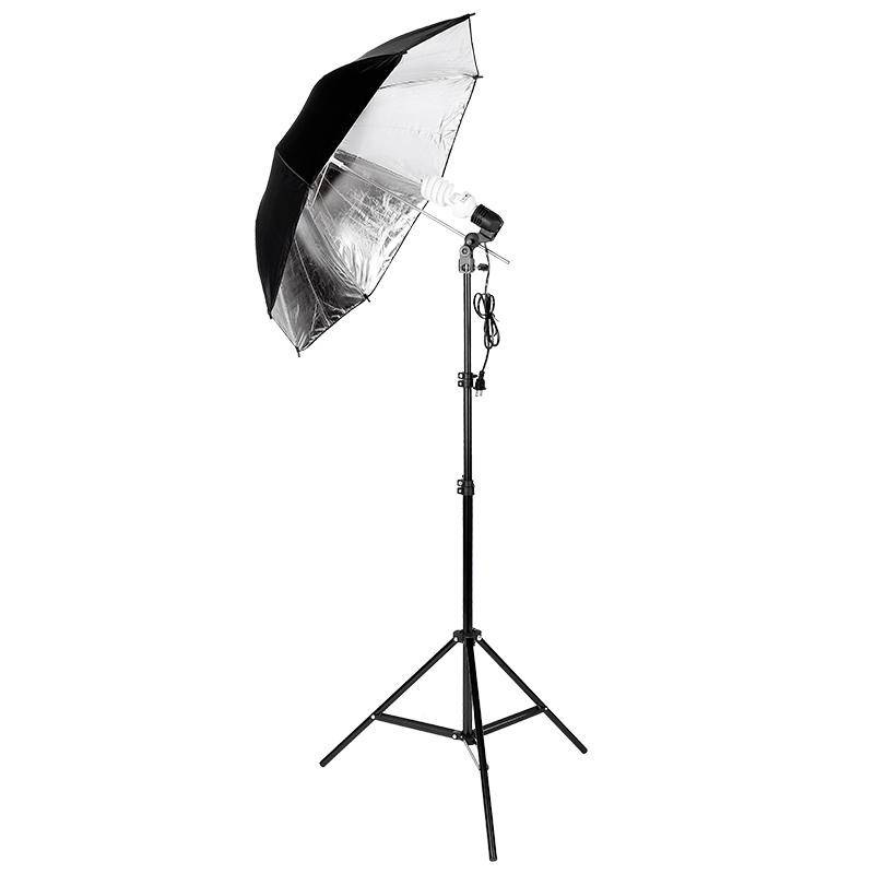 Kit Pencahayaan Kontinu Studio - Photography Umbrella ulasan dan harga