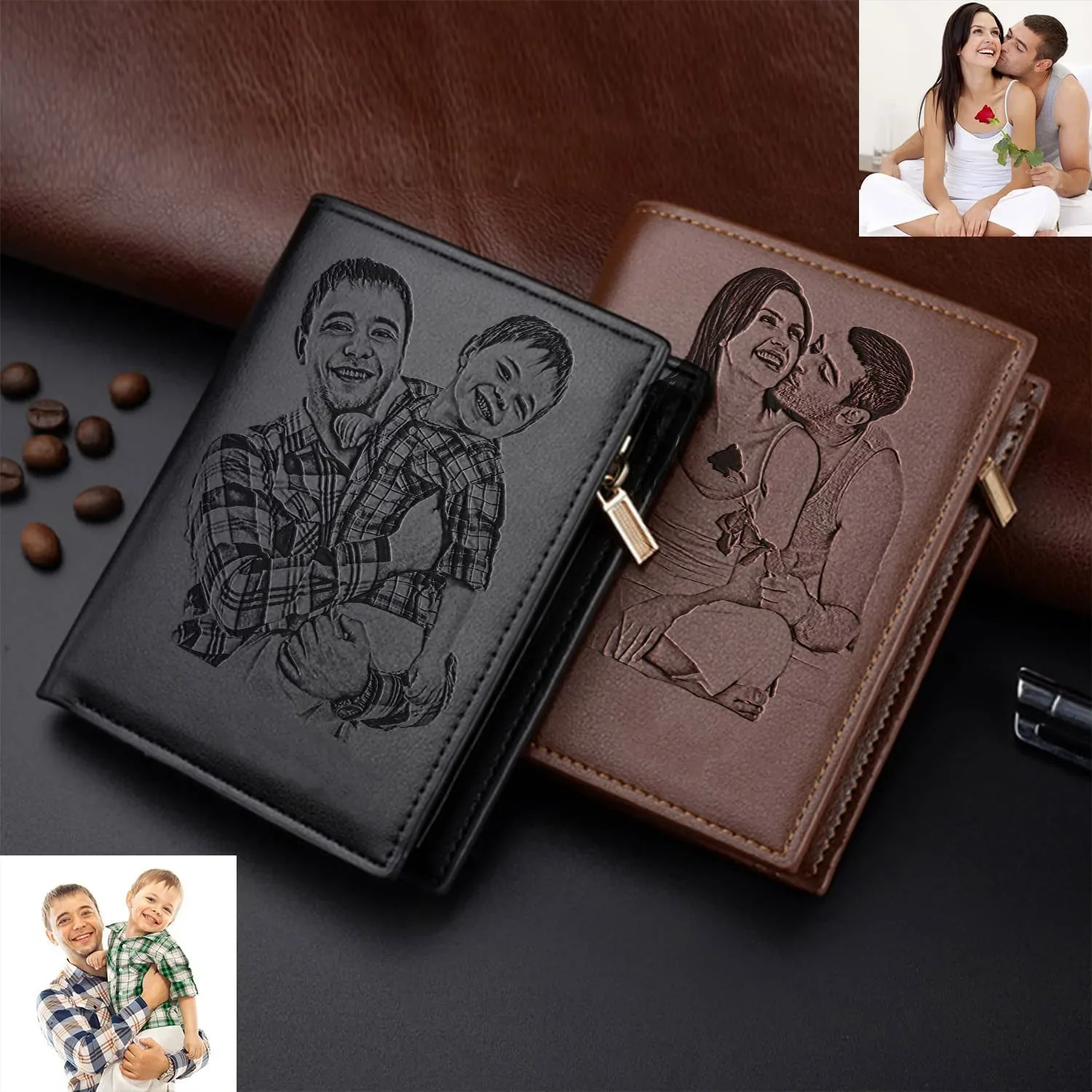Dompet Foto Pria Berukir Kusto - Photographic Memory ulasan dan harga