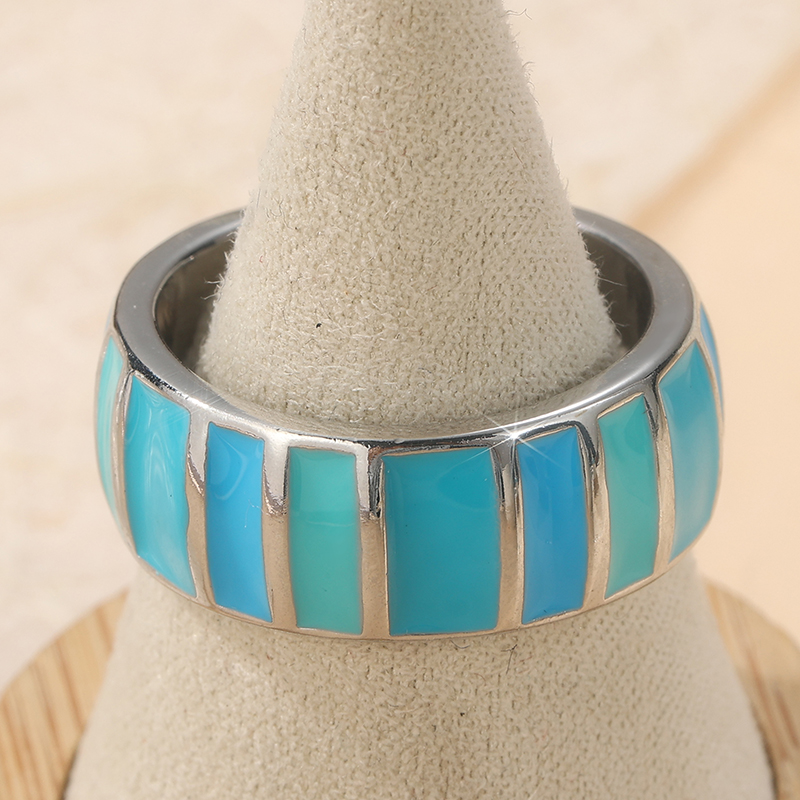 Cincin Biru Lukisan Buatan Tan - Photography Geometry ulasan dan harga