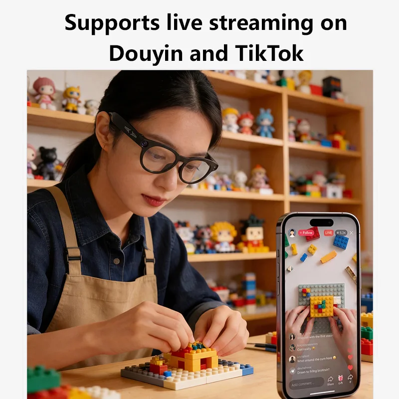 Kacamata Pintar AI Pixel 800W  - Photography Videos Free ulasan dan harga